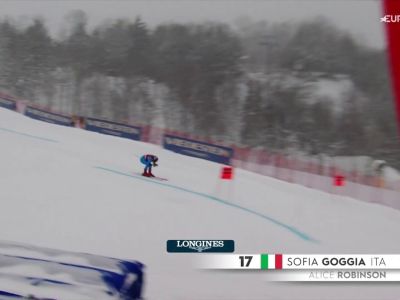 Video Goggia vede la top5: riguardala sua prima manche in gigante