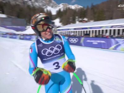 Video Brignone sorride: ottime sensazioni nella discesa olimpica di Cortina