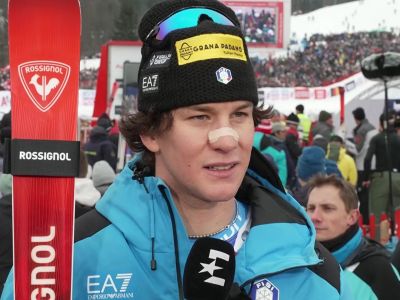 Video Le parole di Giovanni Franzoni dopo il successo in discesa a Kitzbühel: 
