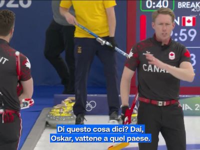 Video Curling: La Svezia accusa il Canada di barare e sul ghiaccio volano parole grosse: le immagini dal torneo maschile di Cortina 