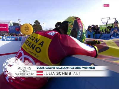 Video Rast si autoelimina, Scheib in lacrime per gara e coppa di gigante:  il finale