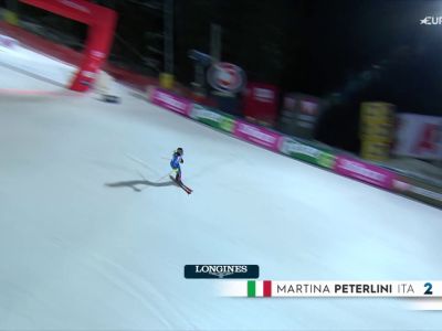 Video Peterlini migliore azzurra nellultimo slalom dellanno, il video