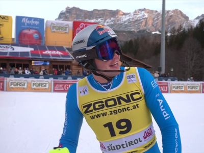 Video Alex Vinatzer vicino ai migliori dopo una prima manche in crescendo nello slalom sulla Gran Risa: rivedilo
