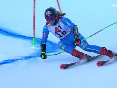 Video Sofia Goggia da top 10 in gigante. Il video della sua prima manche