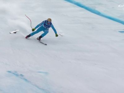 Video Dominik Paris perde uno sci e il suo SuperG olimpico finisce dopo soltanto poche porte. Il video da Bormio