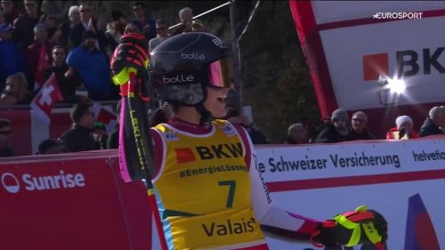 Stephanie venier beffa brignone: suo il super g per quattro centesimi a crans montana
