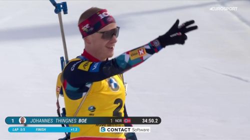 Mondiali - tripletta da sogno per johannes bø! il record di ori è servito: rivivi l'arrivo