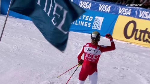 Manuel feller vince a palisades tahoe e ipoteca la coppa di slalom. rivedi la seconda manche