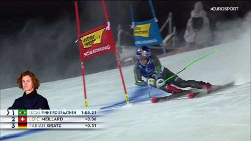 Lucas braathen incanta sulla planai: è lui a guidare il gigante dopo la prima manche