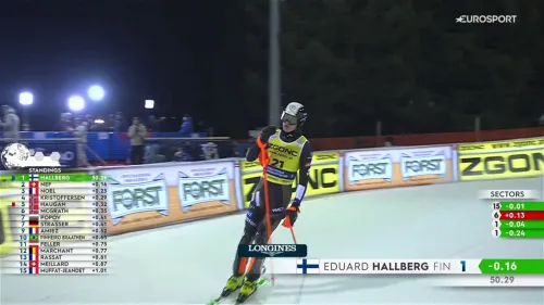 Eduard Hallberg al comando della prima manche sulla 3Tre, il video da Madonna di Campiglio