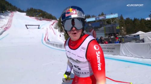Franjo von allmen stravince la discesa di crans-montana, il video della vittoria dello svizzero
