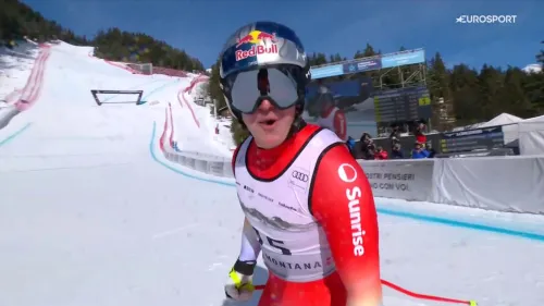 Franjo Von Allmen stravince la discesa di Crans-Montana, il video della vittoria dello Svizzero