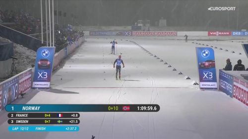 Italia quinta nella staffetta mista di kontiolahti, rivivi l'arrivo di giacomel