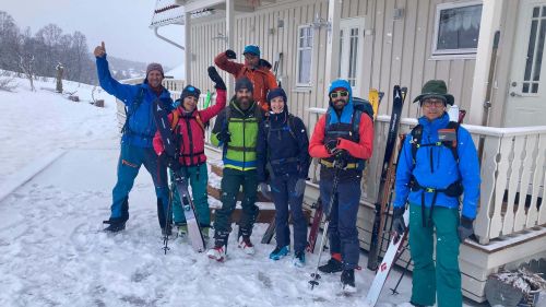 SkiTouring in Norvegia con il gruppo ProUp. Primo giorno