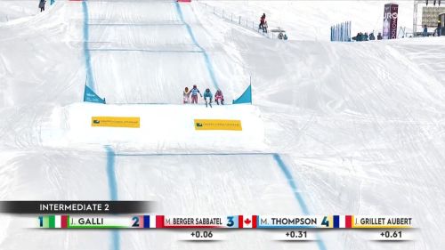 Jole galli da 10 e lode, vince nello skicross in val di fassa: rivivi la big final