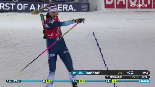 La prima vittoria in coppa del mondo di suvi minkkinen: la finlandese vince la sprint, rivivi l'arrivo