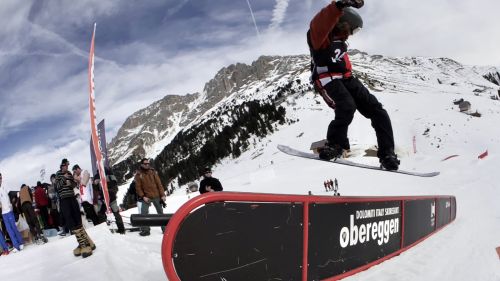 Obereggen snowpark battle