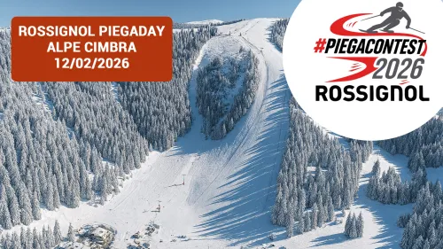 PIEGADAY, ultimo appuntamento della stagione all’Alpe Cimbra: il 12 febbraio Folgaria capitale del carving