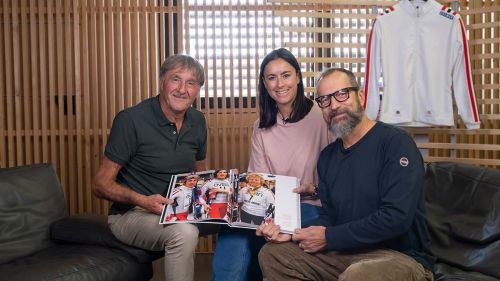 Piero Gros  con Irene Curtoni e Zoran Filicic