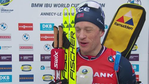 Tarjei boe dopo il trionfo nella mass start: 'una delle più belle vittorie, johannes era felicissimo per me'