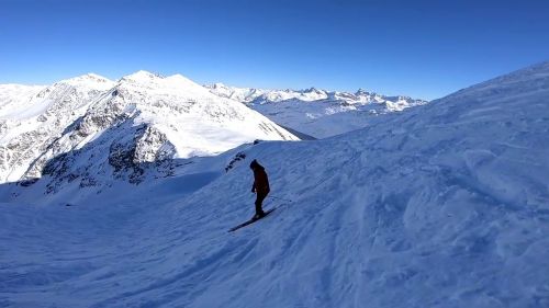 Discesa Freeride dal Canalone di Madesimo - Gennaio 2018