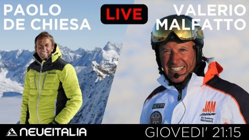 Paolo de chiesa e valerio malfatto live su neveitalia