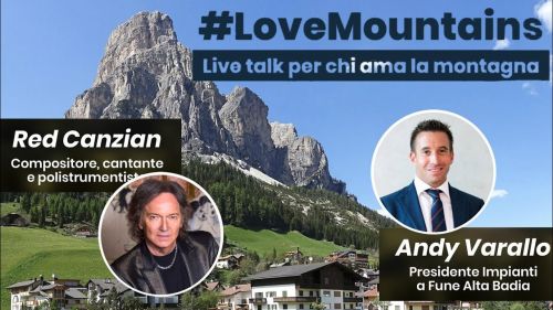 #lovemountains | red canzian e andy varallo