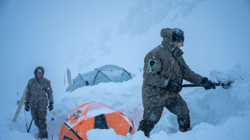 Tenda ghiacciaio Monte Bianco   Esercito    dsc8569