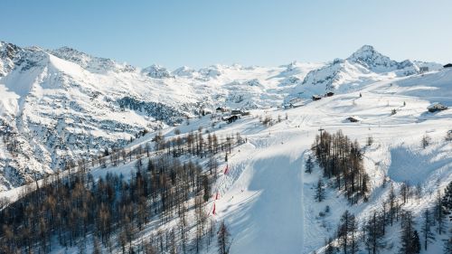 Pista 3 Franco Berthod a La Thuile: la pista nera più ripida d'Italia