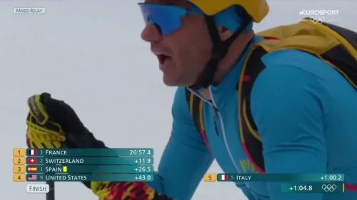 LItalia di Boscacci e De Silvestro è quinta nella staffetta mista, oro alla Francia di Harrop e Anselmet: rivivi il finale