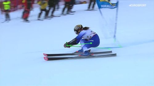 Federica brignone conquista la prima manche del gigante di semmering, il video