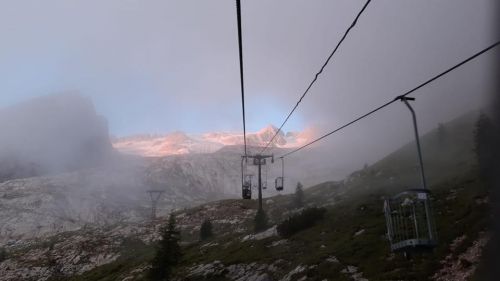 Funivia Fedaia Marmolada - Il cestello n. 1  Marmolada  Val di Fassa