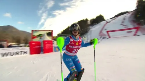 Lara Della Mea 6ª nello slalom di Kranjska Gora, il video del suo miglior risultato in carriera