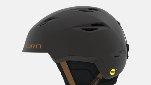 Giro grid mips snow helmet metallic coal tan side