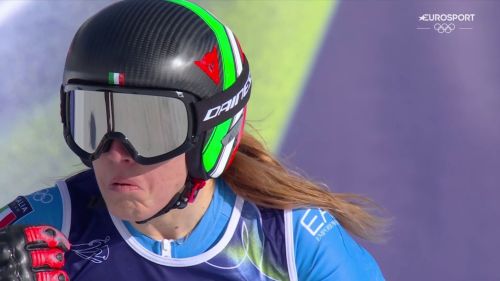 Sofia goggia terza dopo la prima manche del gigante di cortina, il video