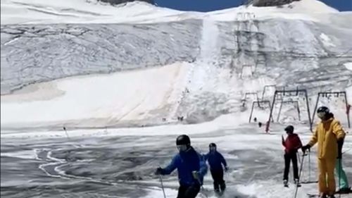 Ghiacciaio di Hintertux, le condizioni a luglio 2022