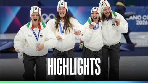 Le ragazze d'Argento nella staffetta 3000m: rivivi il film in 140 secondi: Arianna Fontana, Arianna Sighel, Elisa Confortola e Chiara Betti