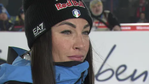 Il mondo del biathlon omaggia Dorothea Wierer, allultima gara in Coppa del Mondo. Rivivi la sua celebrazione