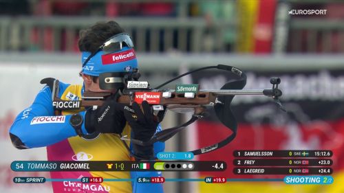 Tommaso Giacomel sempre sul podio: 2&deg; nella sprint nonostante un errore