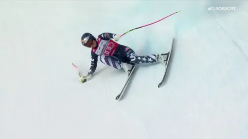 Che spavento per Lindsey Vonn! Dopo una brutta caduta, la stella statunitense finisce nelle reti ma arriva comunque al traguardo sugli sci