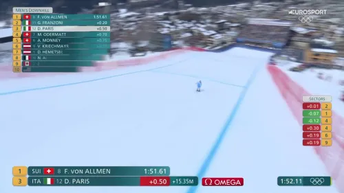 Paris, finalmente la medaglia! BRONZO olimpico in discesa a Bormio