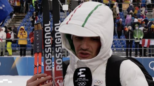 Tommaso giacomel dopo il quattordicesimo posto dell'italia nella staffetta maschile: 