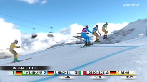 Beffa simone deromedis, 4° in val di fassa dietro tre tedeschi: riguarda la big final