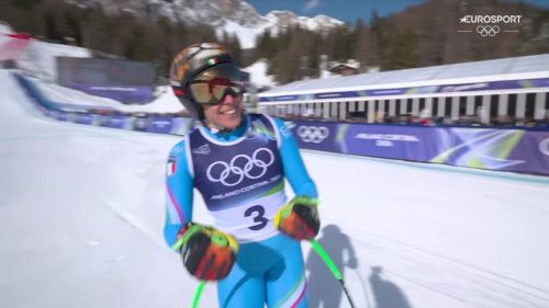 Brignone sorride: ottime sensazioni nella discesa olimpica di cortina