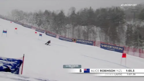 Robinson solida: la prima manche del gigante è sua, riguardala