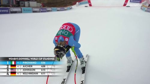 Apoteosi laura pirovano: vince la discesa e la coppa è sua, il video