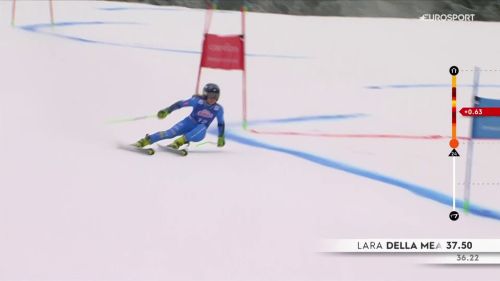 Della mea solida nel gigante di Špindleruv, a caccia di una top 10, video della sua 1a manche 