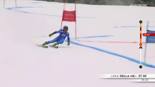 Della Mea solida nel gigante di Špindleruv, a caccia di una top 10, video della sua 1a manche