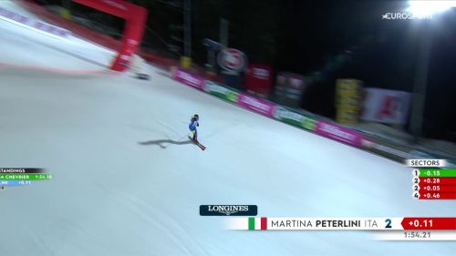 Peterlini migliore azzurra nell'ultimo slalom dell'anno, il video