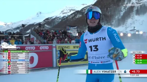 Vinatzer sul pezzo nella prima manche del gigante: è sesto!